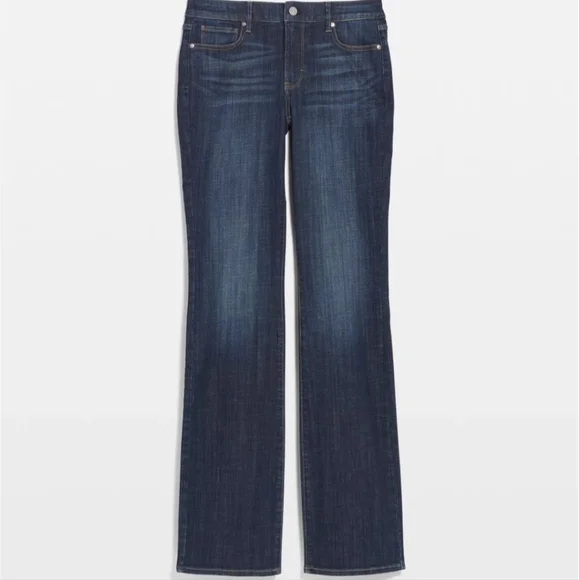 White House Black Market WHBM Boot Cut Flare Jeans 6 28 - Picture 2 of 4